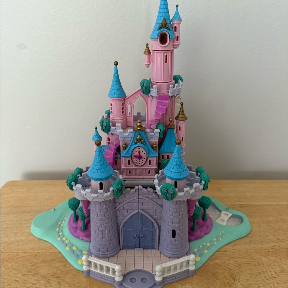 Blue Bird Enchanted Pink and Blue Castle